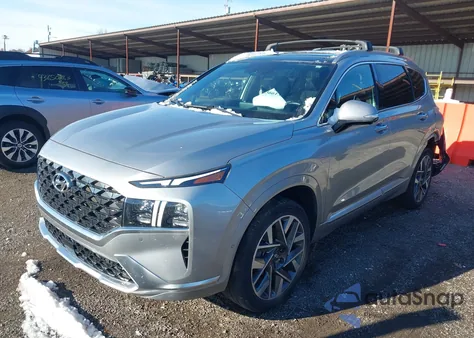 2021 Hyundai Santa Fe Calligraphy from USA, damaged, VIN 5NMS5DAL4MH367757